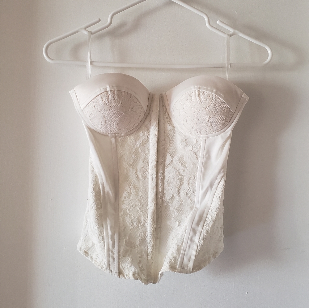 Charlotte Russe White Corset
